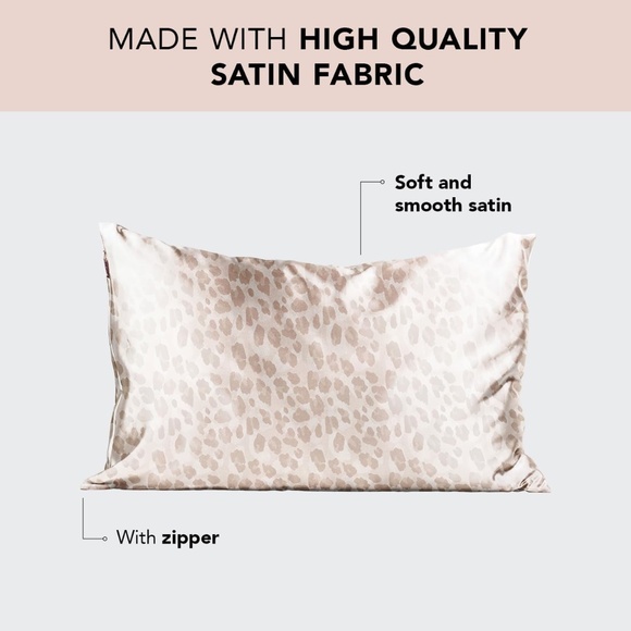 2 Standard Size Kitsch Satin Pillow Cases - Picture 1 of 3